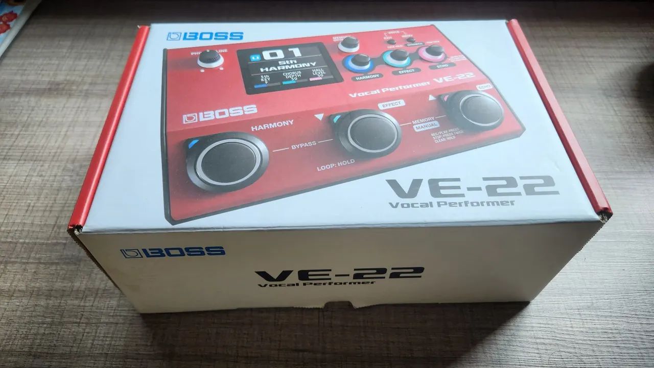 Pedal de Voz BOSS VE-22 Vocal Performer - Novo na Caixa (Importado) + FRETE GRÁTIS - Foto 5