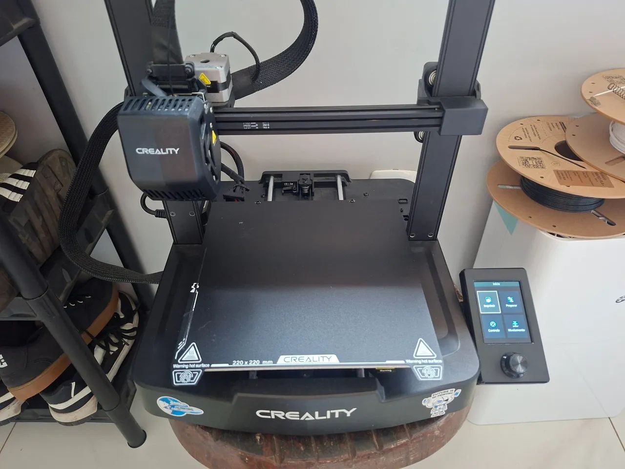 Impressora 3D Ender 3 V3 SE + 4 rolos de filamento - Foto 3
