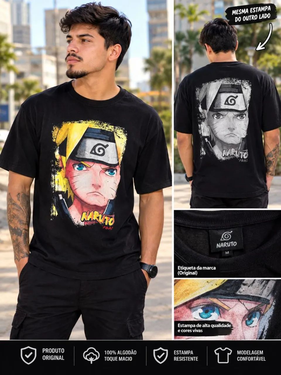 Camiseta Naruto original  - Foto 2