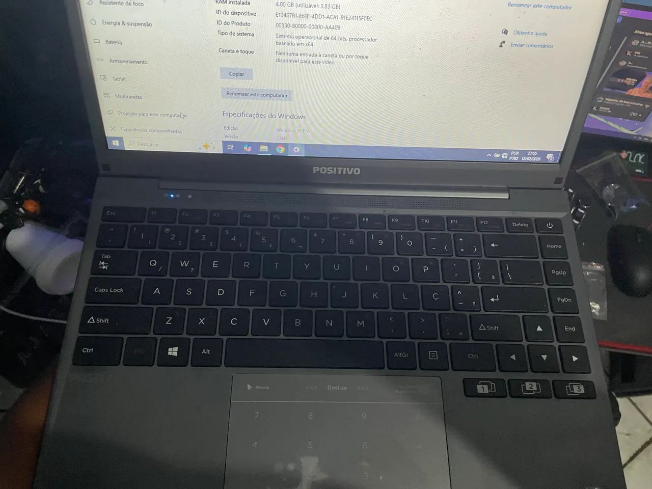 Notebook Positivo Intel Celeron + Capa - Foto 3