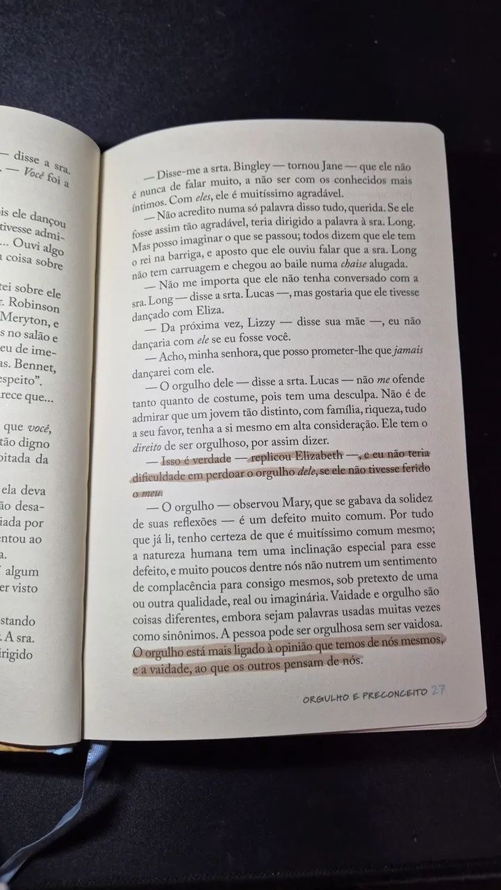 Livro Orgulho e preconceito - Foto 3