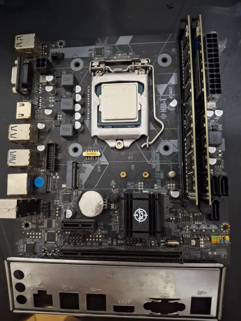 Kit placa mãe mini ITX, 16 GB de RAM e core i5