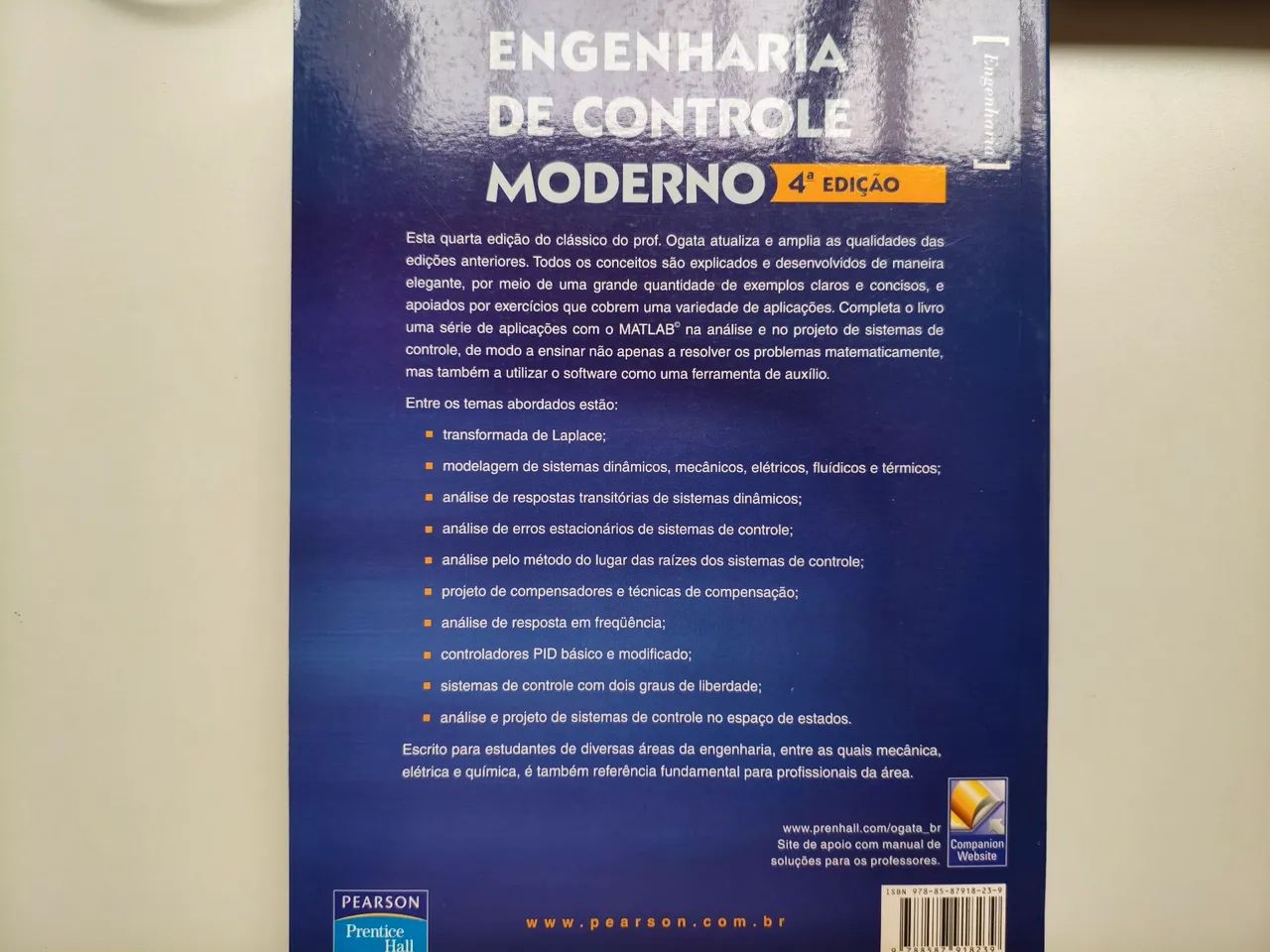 Livro: Engenharia De Controle Moderno - Foto 4
