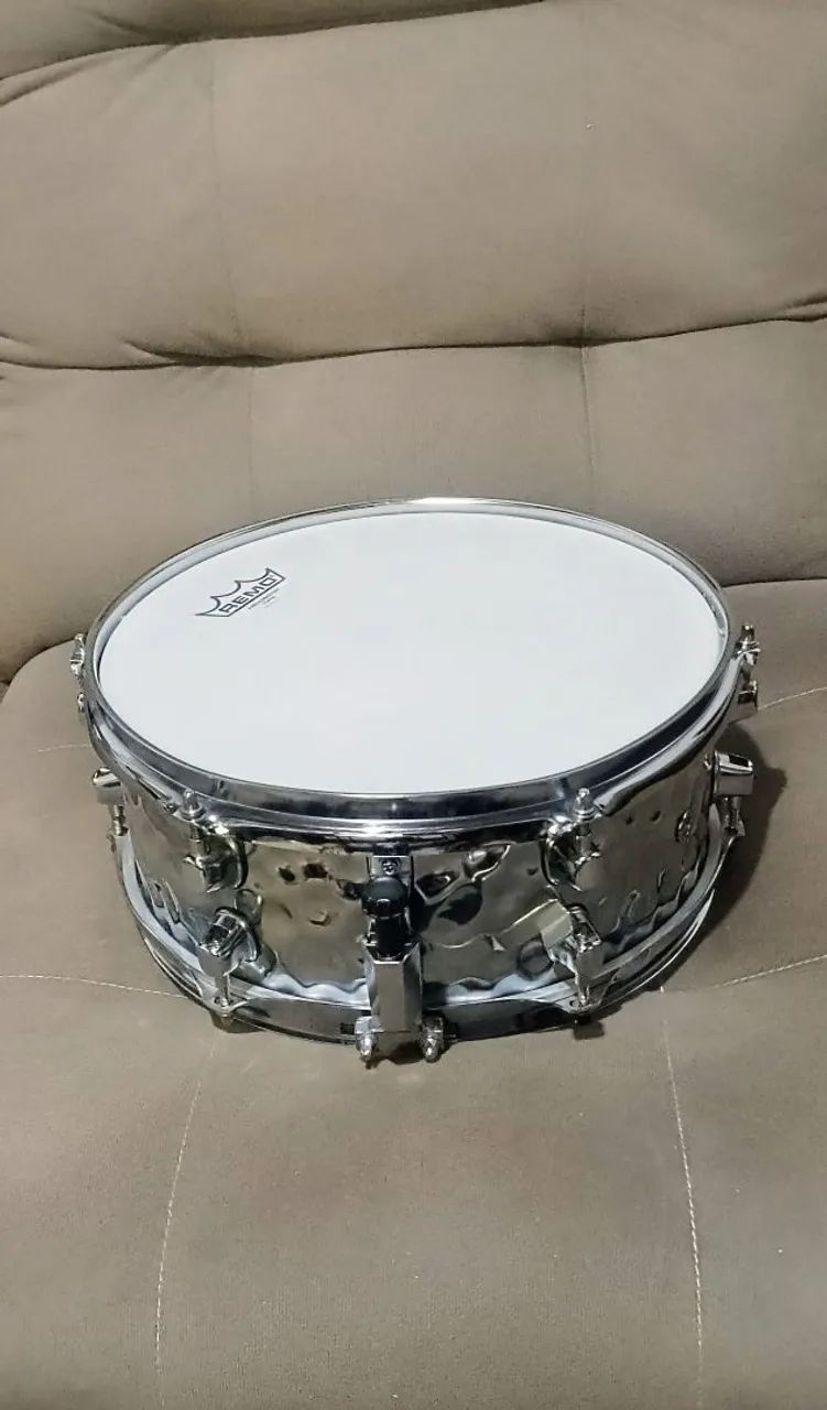 Caixa Mapex Aço 12x5 Martelada - caixa bateria 12 polegadas  - Foto 2