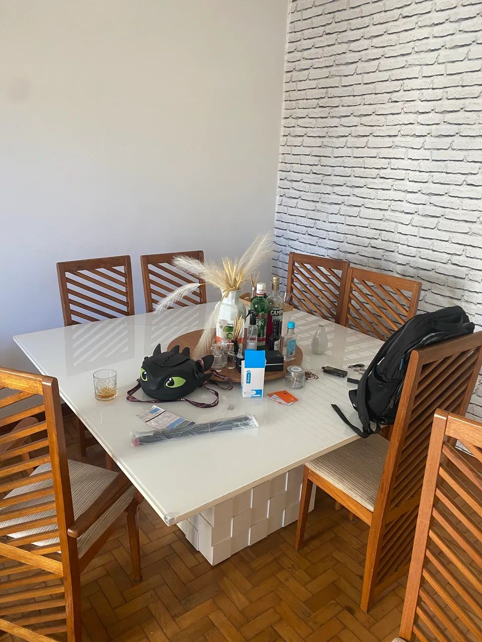 Mesa 8 lugares branca - Foto 4
