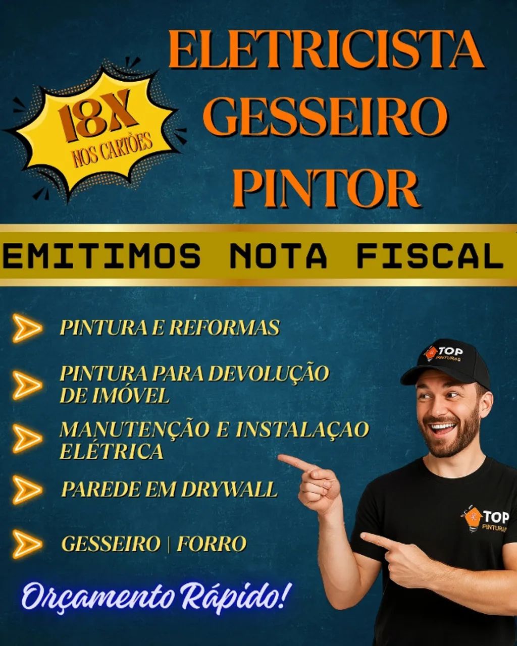 PINTOR > TRAGA SEUU PROJETO E DEIXE COM A GENTE