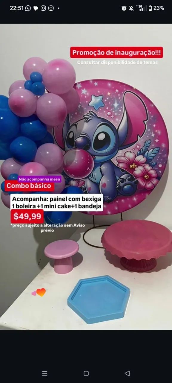 Mini festa na mesa - Foto 2