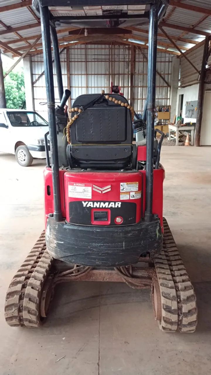 Mini Escavadeira Yanmar vio 17 ano 2018 com 6.200 horas - Foto 5