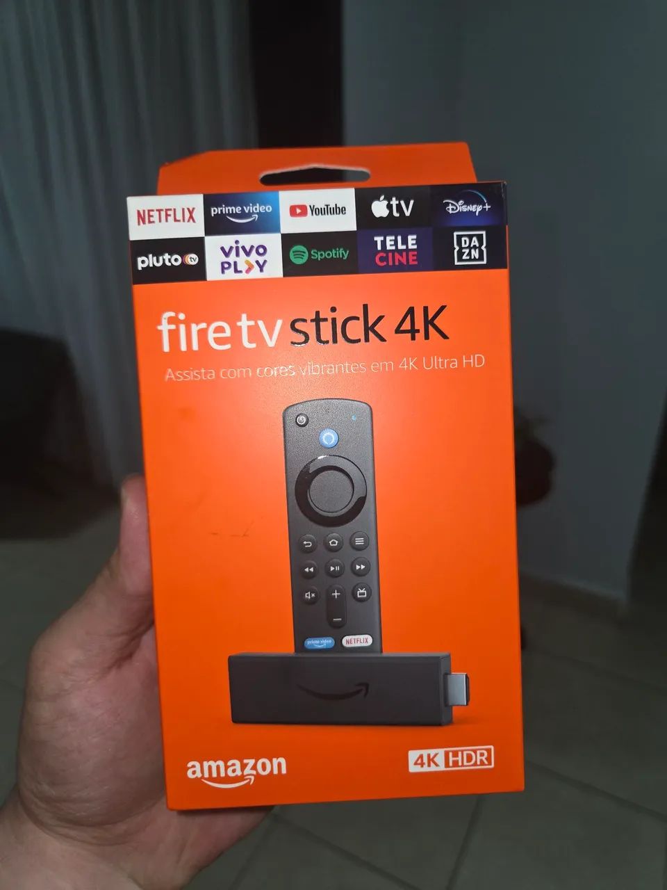 Fire TV Stick 4k completo+caixa