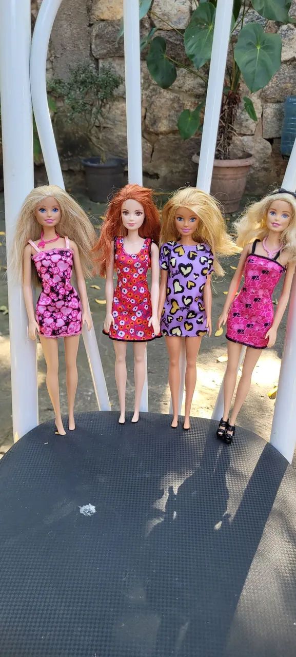 Kit 4 barbie