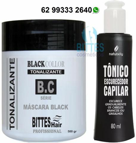 Máscara Preta Bittes Hair mais Color Tônico Capilar