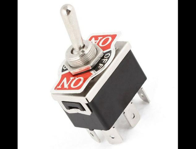 COD-CP252 Interruptor De Alavanca C0j8 Ac 250V/10A 125V/15A Dpdt 3 Posições On/Off/On - Foto 2