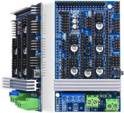 COD-AM270 Shield Ramps 1.6 Impressora 3d Reprap Arduino Automação Robotica - Foto 2