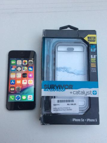 IPhone 5 s 16gb + capa a prova d?água e queda - Foto 3