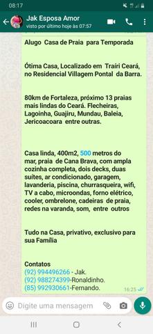 Alugo Casa de Praia, Traíri, Temporada - Foto 2
