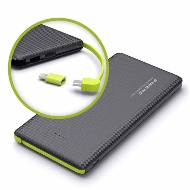 Carregador Original Portátil Power Bank Pineng Pn-952 Preto 5000mah - Foto 3