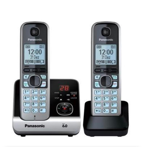 Vendo telefone sem fio Panasonic - (bem novinho) - Foto 5