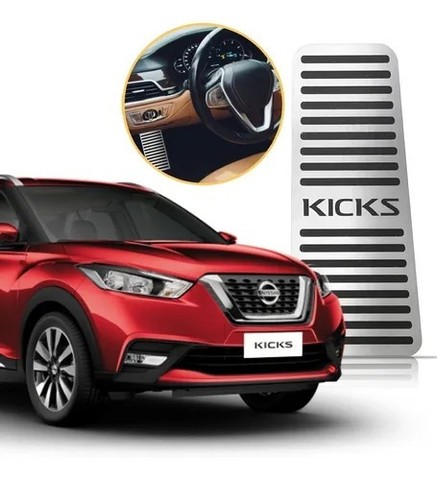 Descanso De Pé Aço Inox Nissan Kicks - Todos Os Anos