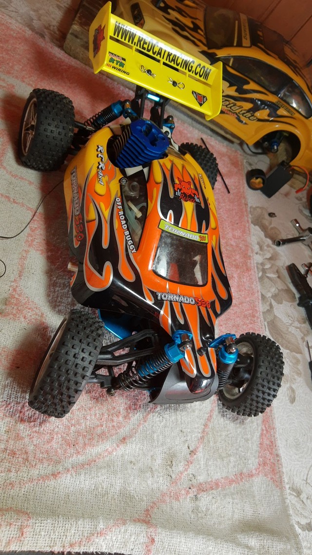 Automodelo combustão revisado completo c/controle  - Foto 4