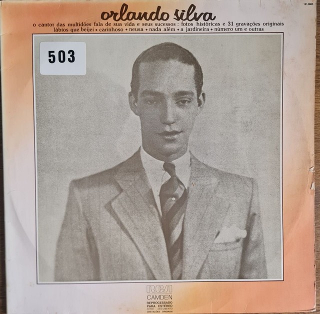Disco LP Vinil Orlando Silva - Duplo