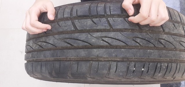 Rodas e pneus seminovos (zerados) aro 16 Ford  - Foto 3