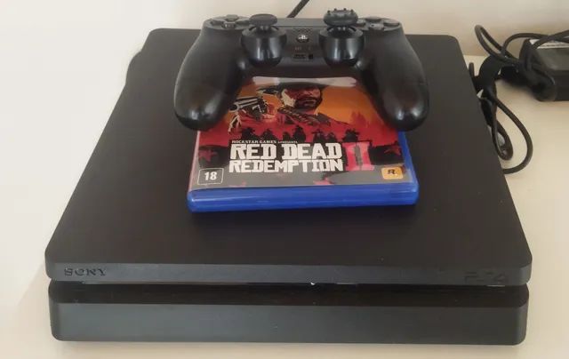 Console PlayStation 4 Slim Sony Com Jogo Red Dead Redemption 2