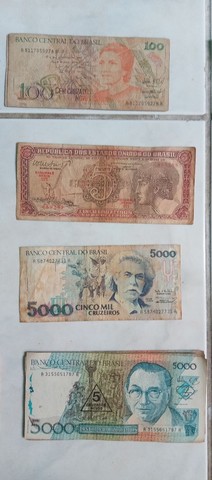 Lote com 26 notas antigas  - Foto 3