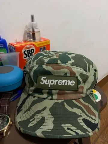 返品不可 Supreme Vintage Camo Camp Cap BRN メンズ | bca.edu.gr