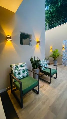 Poltrona acolchoados fibra sintética