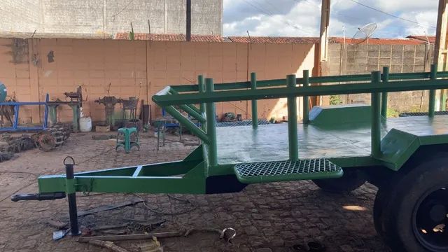 carroça de plantio completa, pintada e nova. 