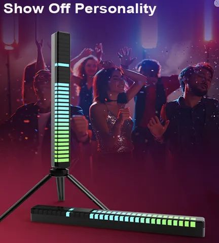 Rgb Led Sound Control Lights 3D 40 Leds - Foto 3