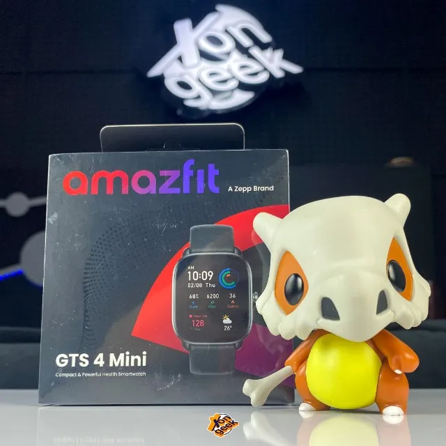 Smartwatch Amazfit GTS 4 Mini Branco  GPS com Satélite e Notificações de  todos apps - Teek