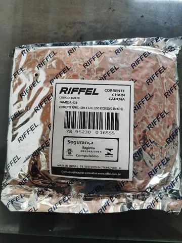 Corrente da transmissão sem retentor Rifel 428H 126L fazer/factor 125/150