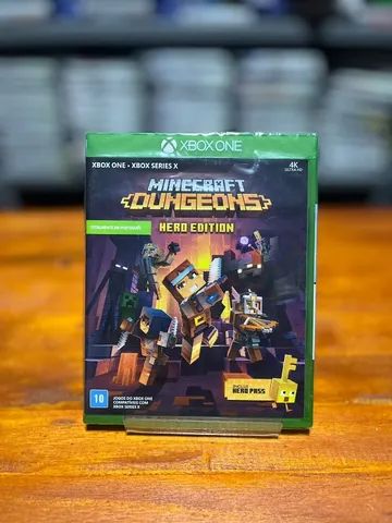 Minecraft Dungeons Jogo Xbox Hero Edition Vídeo Game Físico