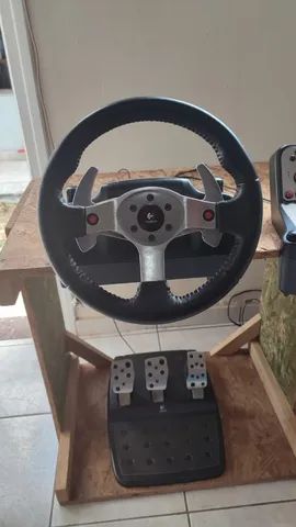 Volante Logitech G25 + Cockpit de Madeira - Videogames - Caixa D´Água,  Vinhedo 1258059856