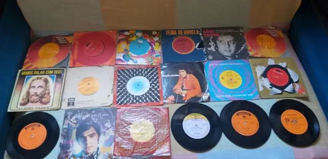 Lote de Discos Compact Vinil anos 1970 / 1980 Etc