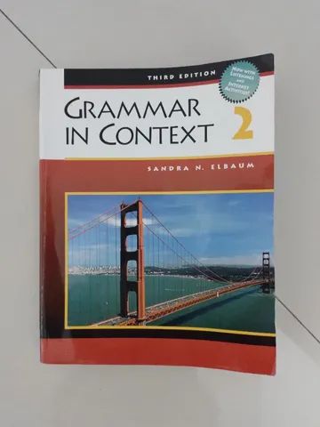 Livro de Inglês Gramática "Grammar in Context"