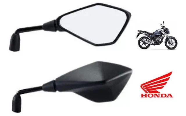 Retrovisor Kawasaki z400 rebaixado 90 graus gs titan fan Hornet 160 Start - Foto 2