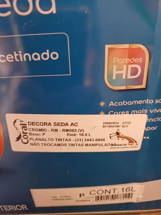 Lata 18 lts tinta Coral decora - Foto 3