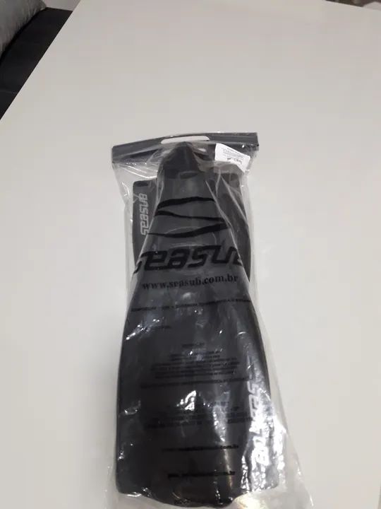 Kit Máscara de Mergulho + Snorkel + Nadadeiras Sea Sub 35-37 - Foto 6