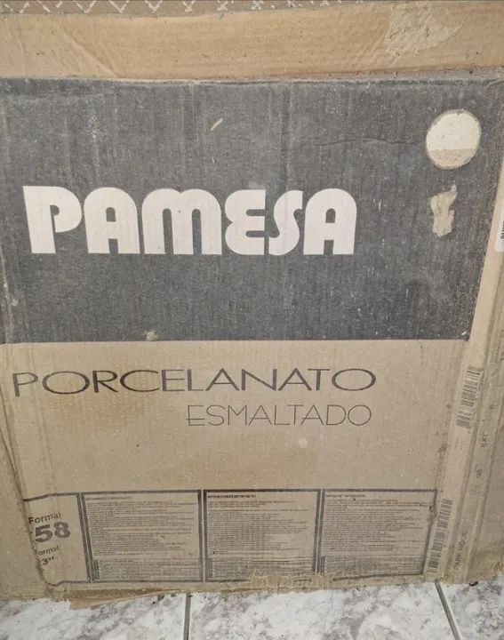 Porcelanato Pamesa 58x58 Park Noce Esmaltado - Foto 2