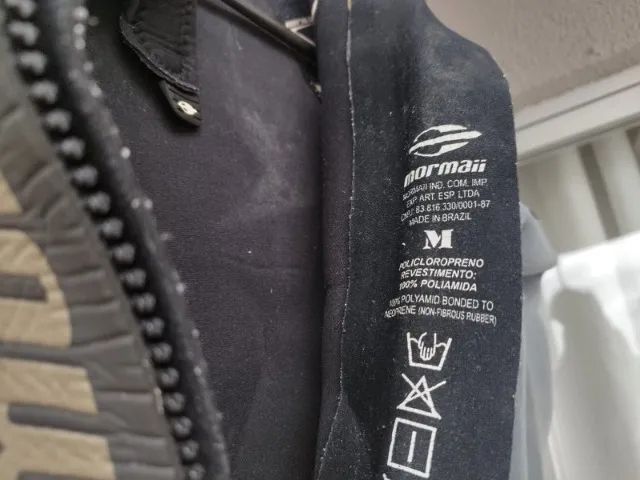 Long John Manga Comprida Neoprene Roupa de Borracha Mormaii 3.2mm Extraline M - Foto 3