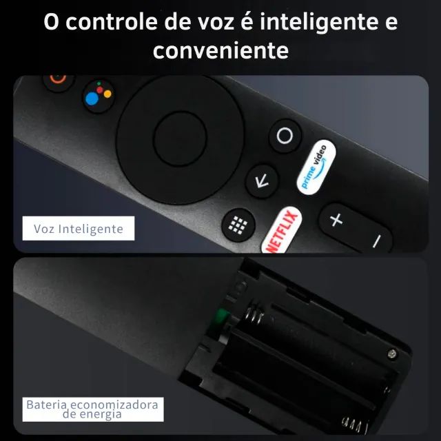 Controle Remoto Bluetooth para Mi Box Stick Xiaomi S Box Função Comando de Voz XMRM-00A - Foto 4