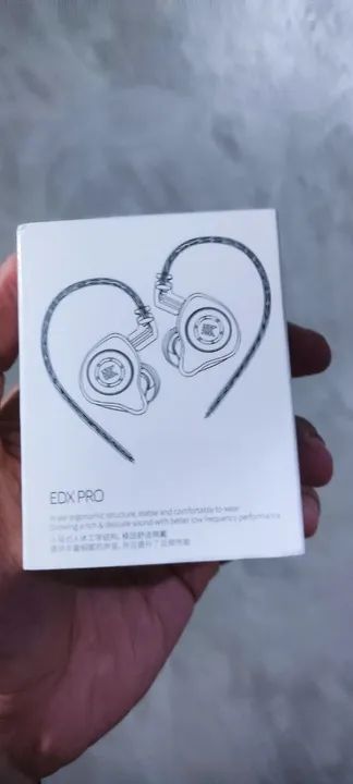 Fones de Ouvido com Fio - KZ - EDX Pro - Preto - Novo - Foto 2