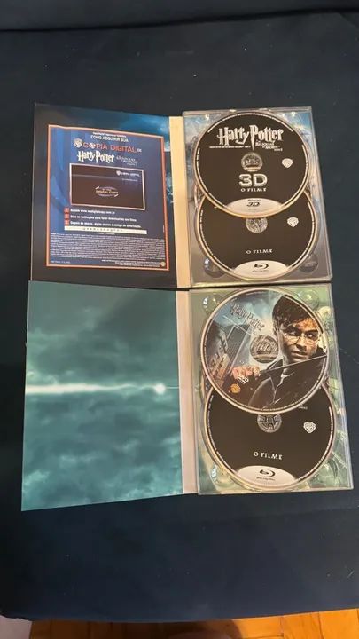 Blu-ray + DVD- Harry Potter E As Relíquias Da Morte  - Foto 2