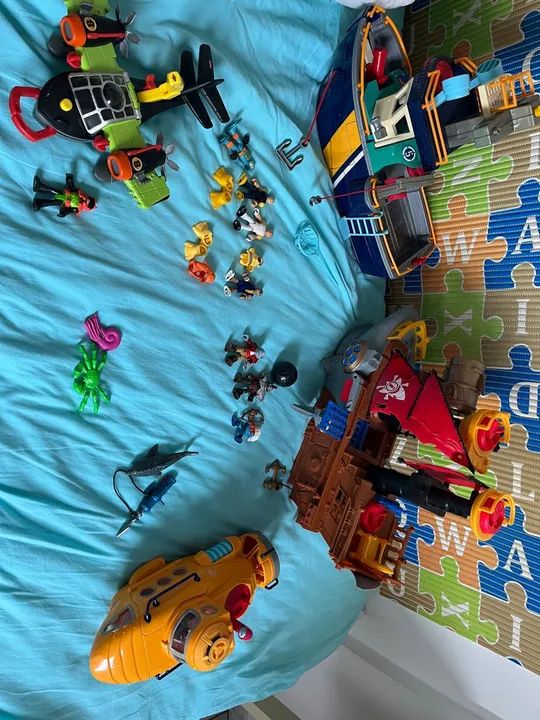 Imaginext navio pirata / barco / avião / submarino - Foto 5