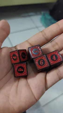 Kit D6 de Dados SteamPunk para RPG