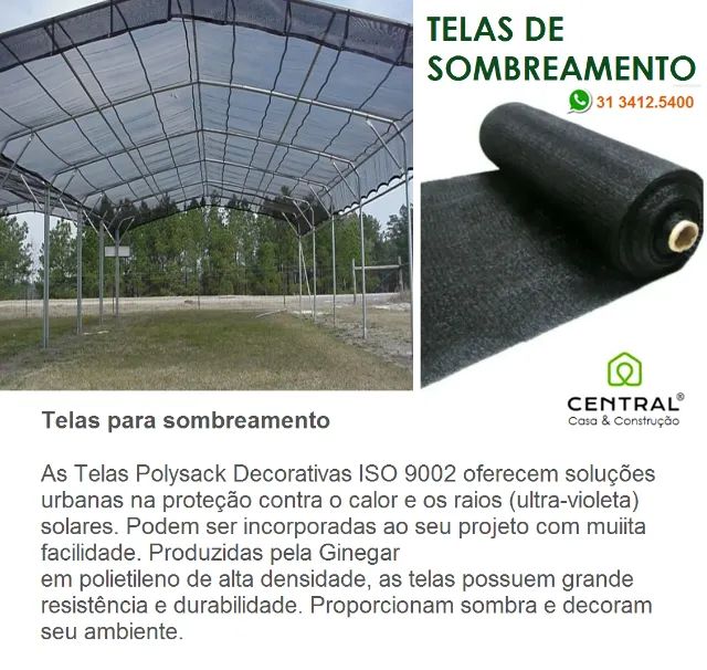 Tela de Sombreamento 2m x 50m x 50 - Foto 3