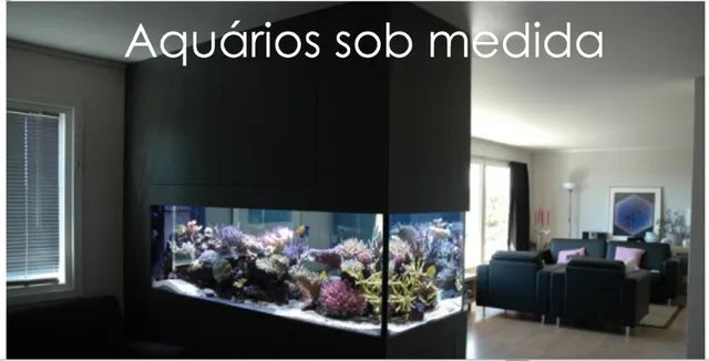 Aquário Sob medida para  Água Doce ou Marinho - Informe as medidas desejadas e o seu CEP