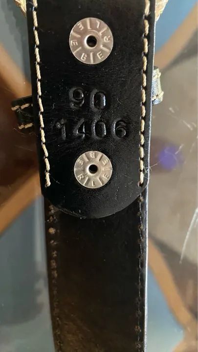 Cinto couro com 3 fivelas country - Foto 2